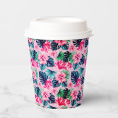 ハワイアンプリント 紙コップ (正面)