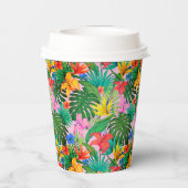 ハワイアンプリント 紙コップ (裏面)