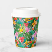 ハワイアンプリント 紙コップ (正面)