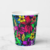 ハワイアンプリント 紙コップ (裏面)