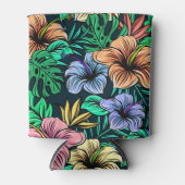 ハワイアンプリント 缶クーラー (正面)