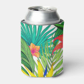 ハワイアンプリント 缶クーラー (缶正面)