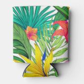 ハワイアンプリント 缶クーラー (正面)