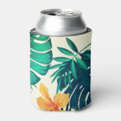ハワイアンプリント 缶クーラー (缶正面)