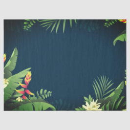 ハワイアンプリント 薄葉紙