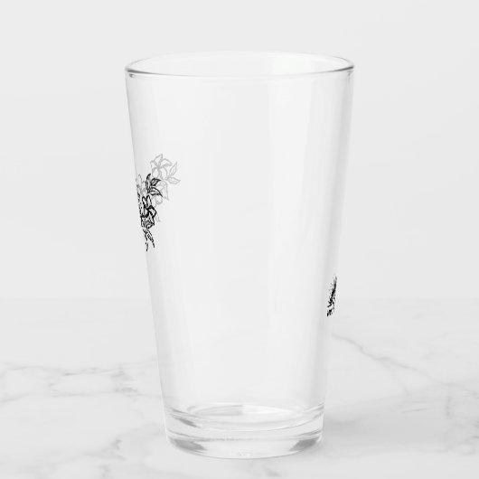 ハワイアンプルメリアウォーターグラス タンブラーグラス (左)
