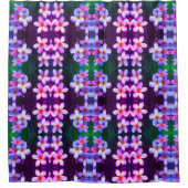 ハワイアンプルメリアシャワーカーテン シャワーカーテン (正面)