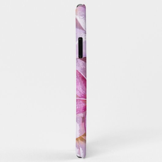 ハワイアンプルメリアフラワーウォーターカラーアート絵画ズ Case-Mate iPhoneケース (裏面/右)