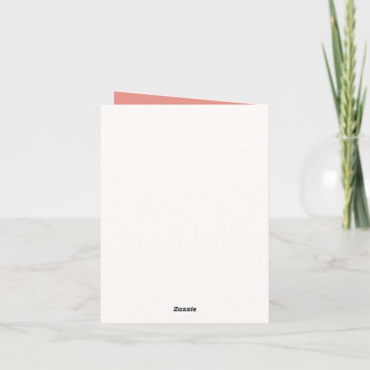 ハワイアンプルメリアフランジパニハッピーバースデー カード (裏面)