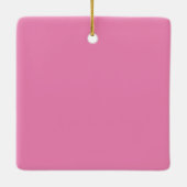 ハワイアンプルメリア熱帯フローラ水色 セラミックオーナメント (裏面)