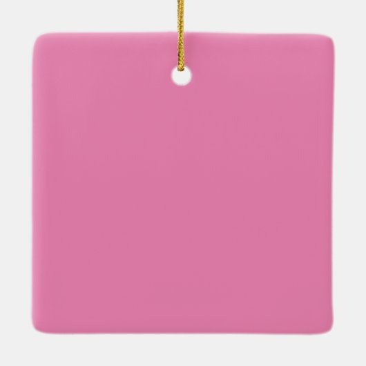 ハワイアンプルメリア熱帯フローラ水色 セラミックオーナメント (裏面)