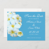 ハワイアンプルメリア花はがきを保存 案内ポストカード (正面/裏面)