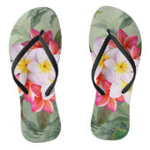 ハワイアンプルメリア花フリップフロップ ビーチサンダル (ソール)