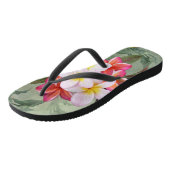 ハワイアンプルメリア花フリップフロップ ビーチサンダル (アングル)