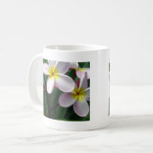 ハワイアンプルメリア花 コーヒーマグカップ (正面左)