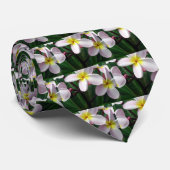 ハワイアンプルメリア花 ネクタイ (ロール)