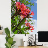 ハワイアンプルメリア ポスター (ホームオフィス)