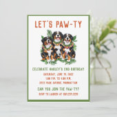 ハワイアンベルネーズマウンテンドッグスフラワーレイ 招待状 (スタンド正面)