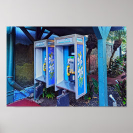 ハワイアンペイフォン,カウアイ,ハワイ ポスター