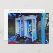 ハワイアンペイフォン,カウアイ,ハワイ ポストカード (正面/裏面)