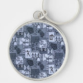 ハワイアンペトログリフタパインラバートーン キーホルダー (正面)