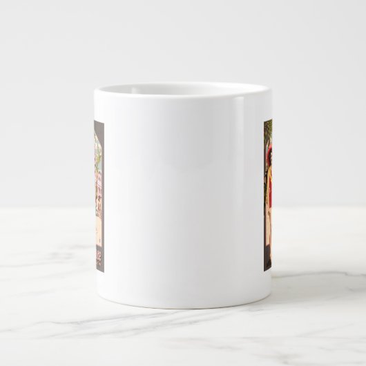 ハワイアンホテル王室のインハワイ ジャンボコーヒーマグカップ (正面)