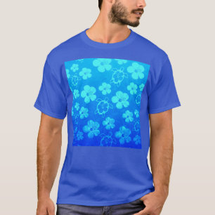 ハワイアンホヌとハイビスカストトリブレンド Tシャツ