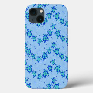 ハワイアンホヌハイビスカスウミガメ iPhone 13ケース