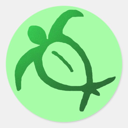 ハワイアンホヌペトログリフ – ステッカー (正面)