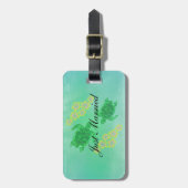 ハワイアンホヌ結婚ズ ラゲッジタグ (正面縦)