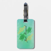 ハワイアンホヌ結婚ズ ラゲッジタグ (裏面縦)