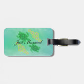 ハワイアンホヌ結婚ズ ラゲッジタグ (裏面横)