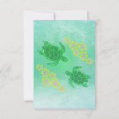 ハワイアンホヌ結婚ズ 出欠カード (裏面)