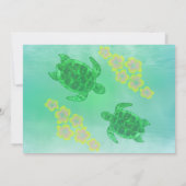 ハワイアンホヌ結婚ズ 招待状 (裏面)