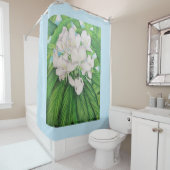 ハワイアンホワイトジンジャー シャワーカーテン (インサイチュ)