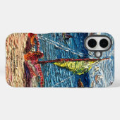 ハワイアンボイジャーカヌカワイプナ Case-Mate iPhoneケース (裏面 (横))