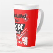 ハワイアンポケボウルタコポケ カフェラテマグ (右アングル)