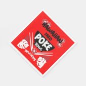 ハワイアンポケボウルタコポケ スタンダードランチョンナプキン (角)