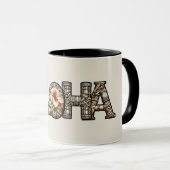 ハワイアンポリネシアアロハバンブールック マグカップ (正面右)