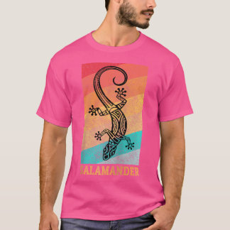 ハワイアンポリネシアマオリ・サラマンダー野球 Tシャツ