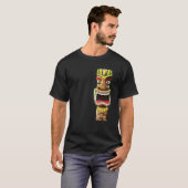 ハワイアンポリネシアンタキの像 Tシャツ (正面フル)