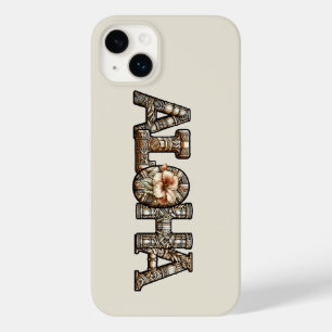 ハワイアンポリネシアン アロハ バンブー柄 Case-Mate iPhone 14 PLUSケース