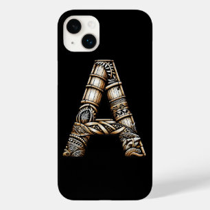 ハワイアンポリネシアン アロハ レターA カスタムイニシャル Case-Mate iPhone 14 PLUSケース