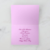 ハワイアンマザーズ日フローラ カード (内部)