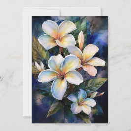 ハワイアンミッドナイトプルメリア シーズンカード