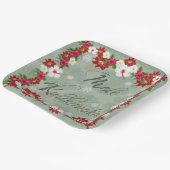 ハワイアンメレカリキマカ紙プレート ペーパープレート (傾斜あり)