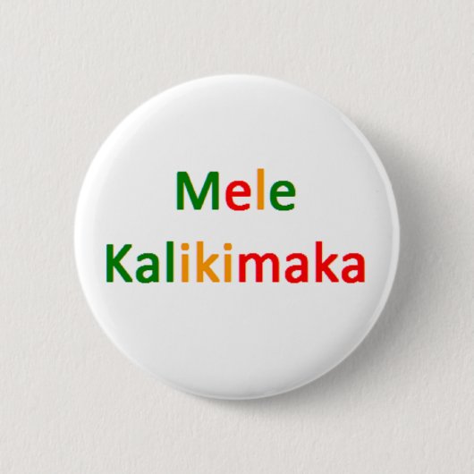 ハワイアンメレカリキマカ 缶バッジ (正面)
