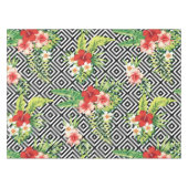 ハワイアンモダンハイビスカス テーブルクロス (正面(横))