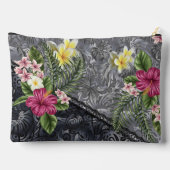 ハワイアンモンステラタパアンドハイビスカス アクセサリーポーチ (裏面)