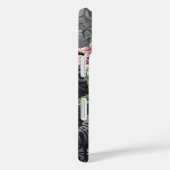 ハワイアンモンステラタパ&ハイビスカスフォンケース Case-Mate iPhoneケース (裏面 / 右)